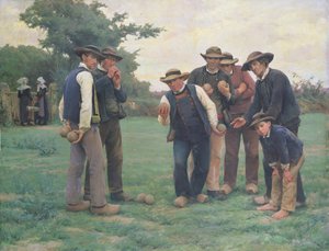 Jogando boules nos arredores de Concarneau